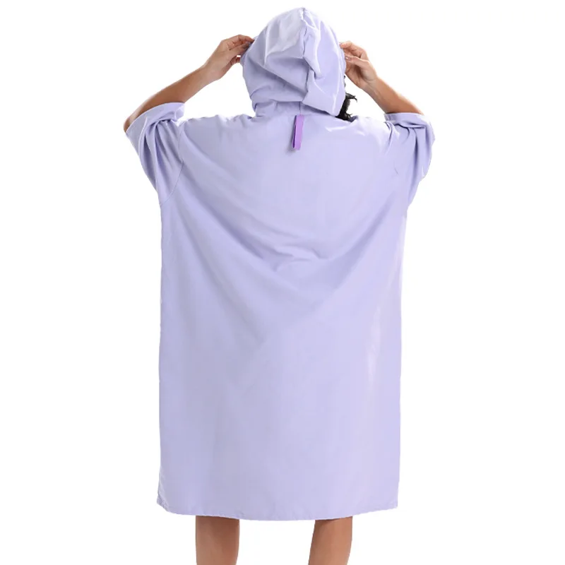 Surfing Quick-Dry Bathrobe Cape – Swimming & Diving Towel Beach Towel Highly Absorbent Non-Linting with Warmth-Retaining Design.