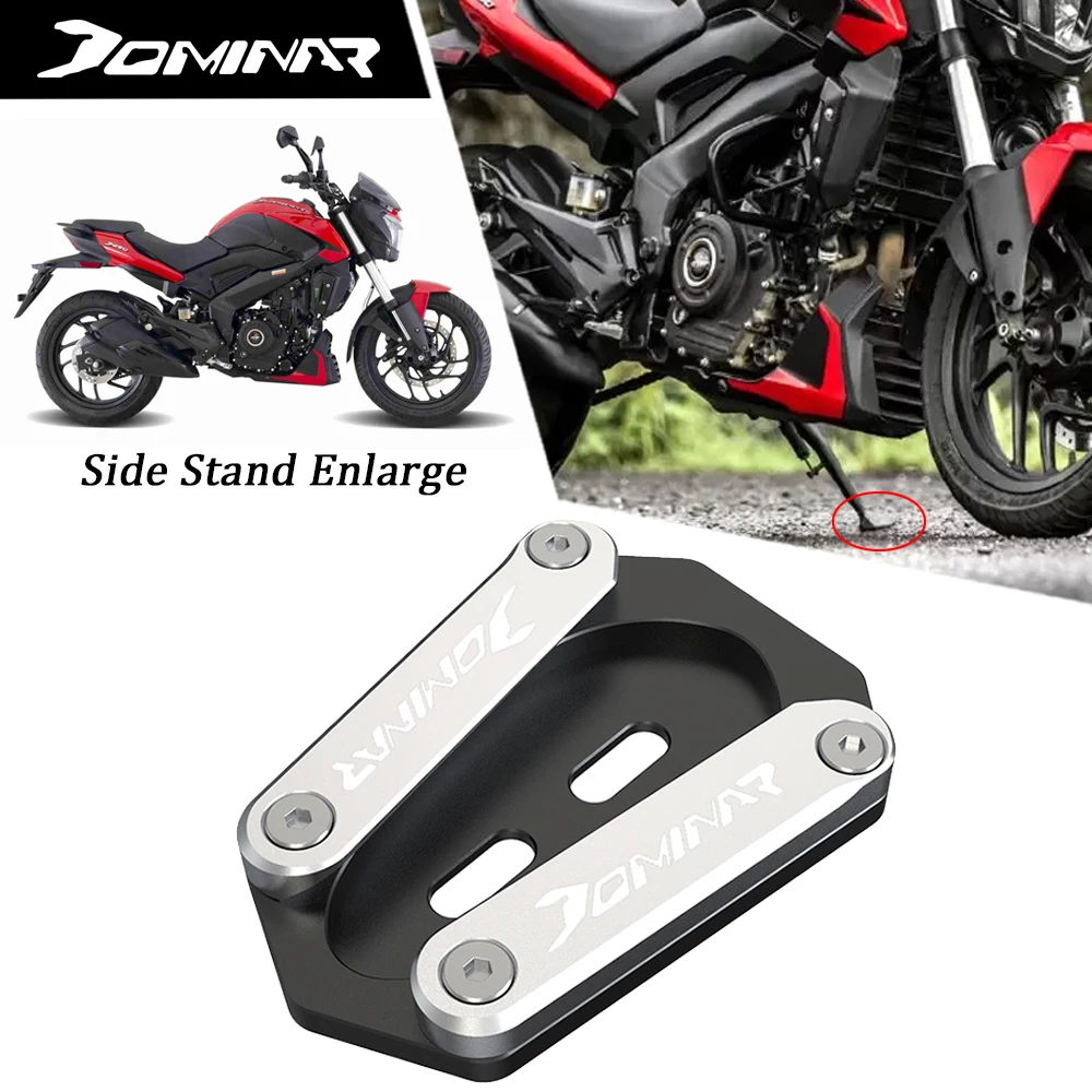 For BAJAJ DOMINAR250 DOMINAR400 DOMINAR 250 400 2021 2022 2023 2024 Motorcycle Kickstand Enlarger Side Stand Extension Pad Plate