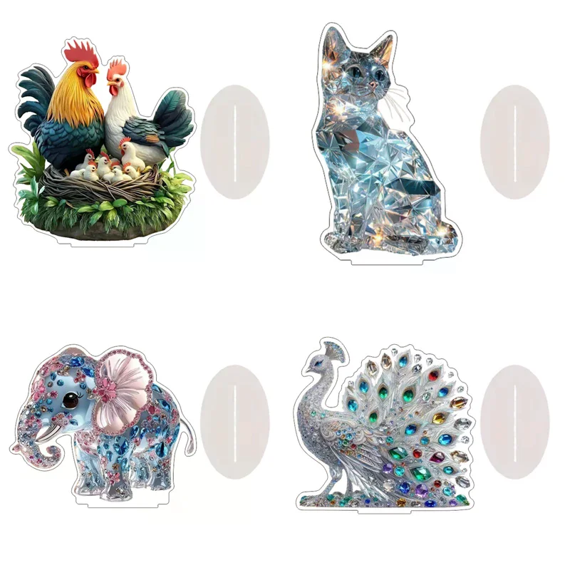 Decor Figure Decor For Office Housewarming Gift Desktop Decor Ornament 2D Acrylic Desktop Ornament
