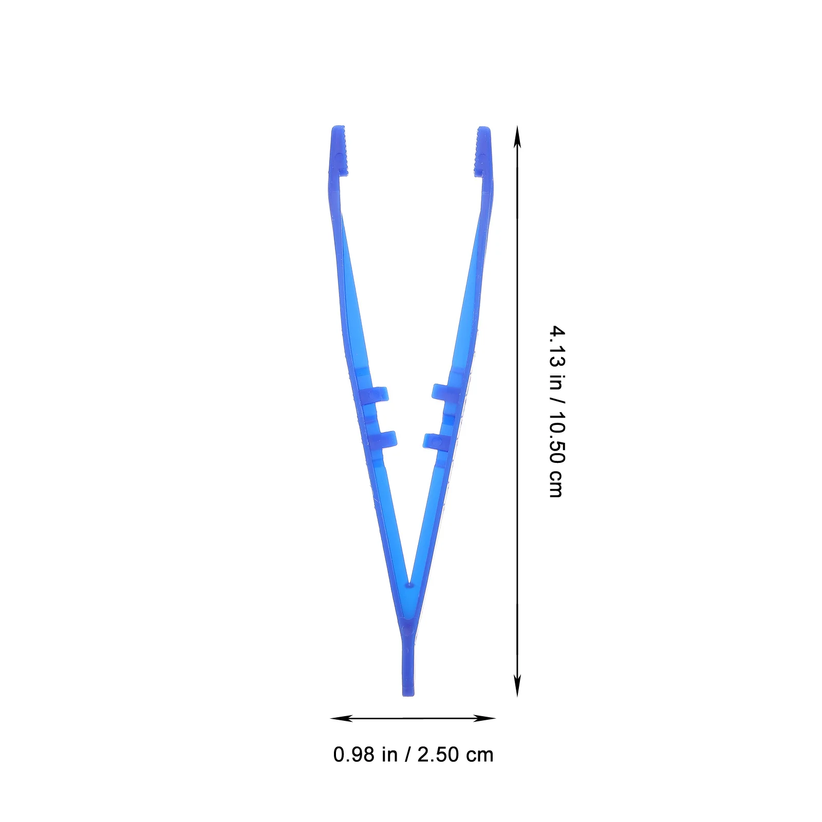 공예 및 비즈 작업용 소형 플라스틱 핀셋 20개 세트, 정밀한 팁 일회용 핀셋, 보석 DIY 프로젝트용, 안정적인 그립