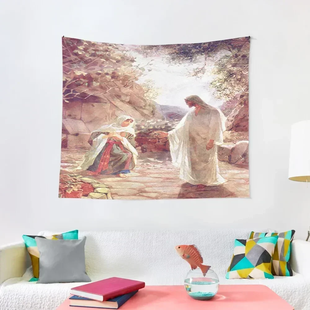 

Jesus Appears To Mary Magdalene Tapestry Decoration For Rooms Decorative Paintings Wall Tapestries Tapestry
