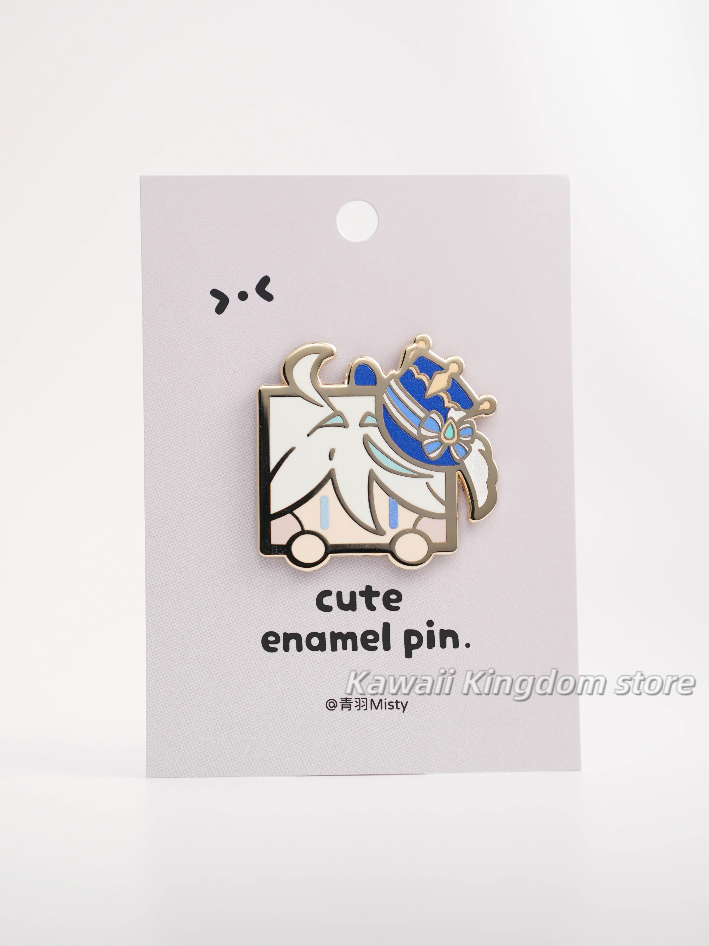 

Genshin Impact Furina Wanderer Xiao Kaedehara Kazuha Metal Badge Refrigerator Sticker Mascot Student Accessory Fans Gift