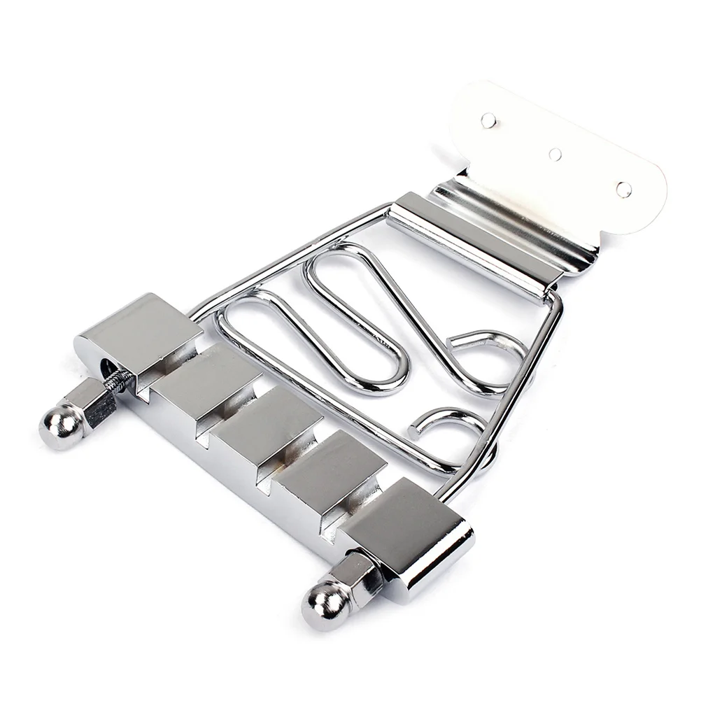 

4 String Bass Guitar Tailpiece Guitars Parts Bridge GA421 Accessories Trapezoidal