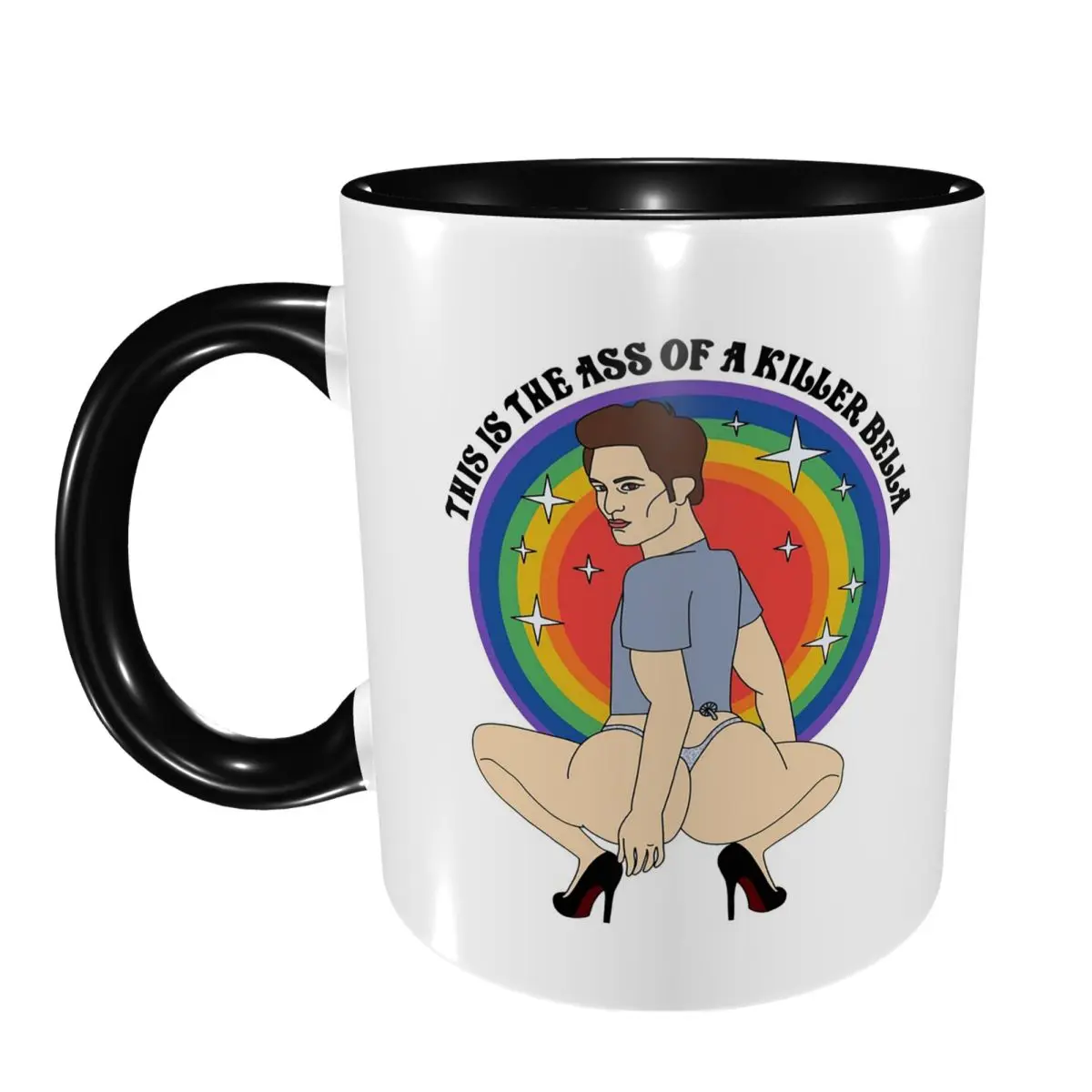 This Is The Ass Of A Killer Bella Funny Robert Pattinson Mem Mug Ceramic Coffee Cups Tea Mugs Milk Cup Drinkware Gift for Friend