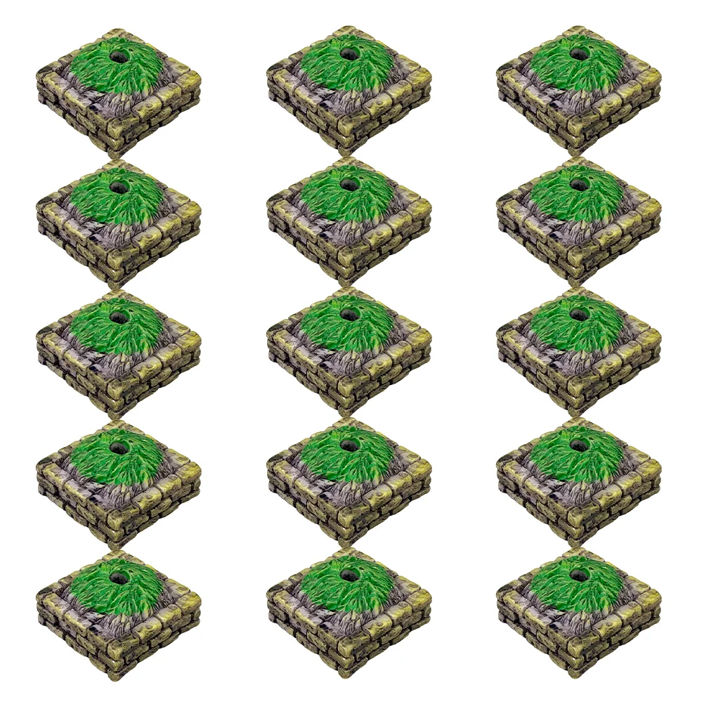 

20pcs Decorative Tiny Tree Base Model For Sand Table Scenery Landscape Model Tree Stand For Diy Sand Table Ornaments And Garden