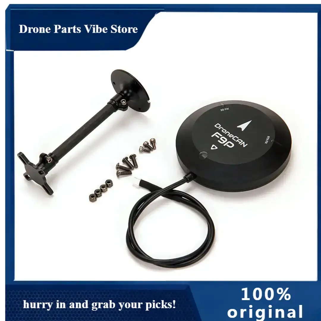 

Высокоточная система позиционирования GNSS APDroneCAN H-RTK F9P Rover от Holybro, кабель 27 см/42 см для радиоуправляемых дронов