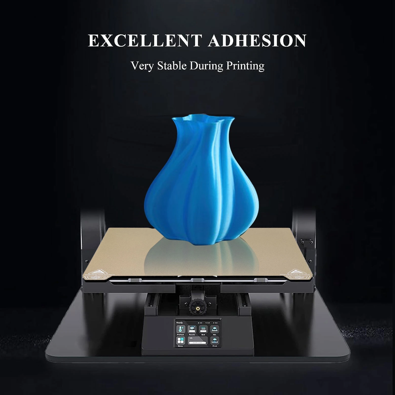 PEI Sheet PEI Board High Temperature Resistant Double Sided Textured 235 X 235mm Soft Easy To Install Magnetic for Ender 3 Pro