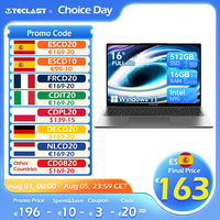 TECLAST F16 Air Laptop 16 inch Backlit Keyboard 180 Degree Flip 16GB RAM ROM 512GB 1920x1200 IPS fits Intel N95 CPU Support Mini-HDMI