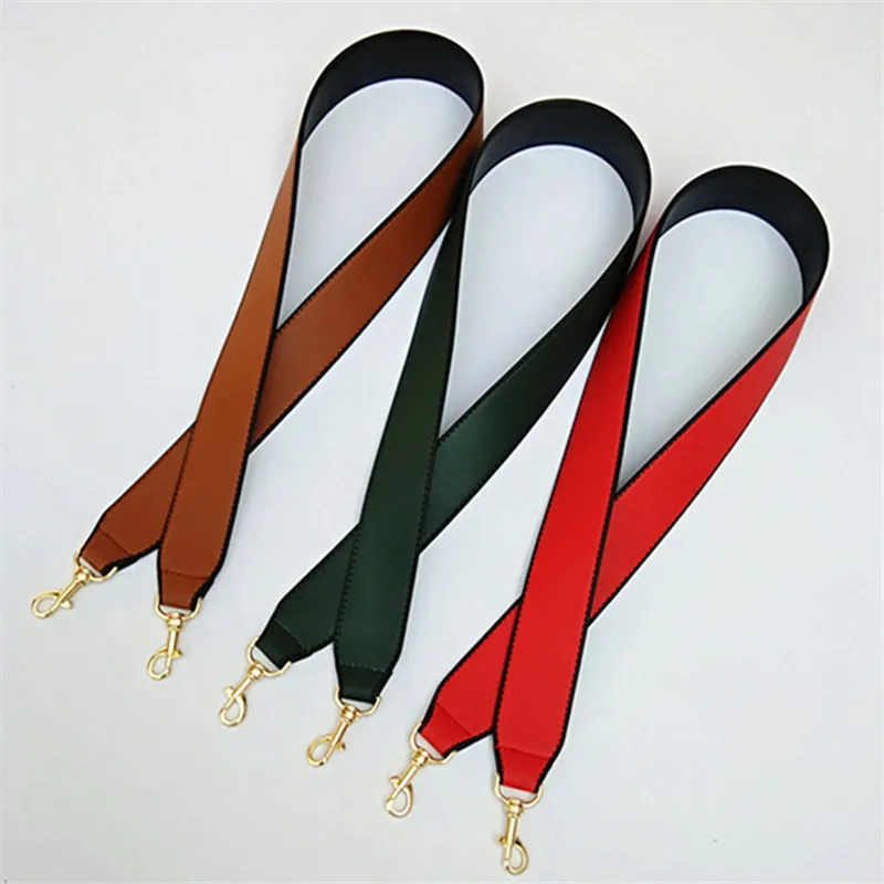 Wide and Thickened Strap Bag Strap One Shoulder Oblique Span Bag Load Reduction Strap Replacement PU Leather Bag Accessories