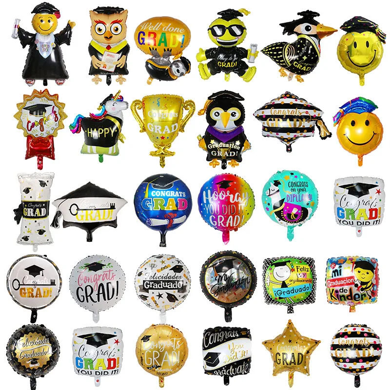 Graduation Balloon Graduation 2025 Gift Helium Foil Balloon Congratulation Graduation High School Graduation Party Decorations