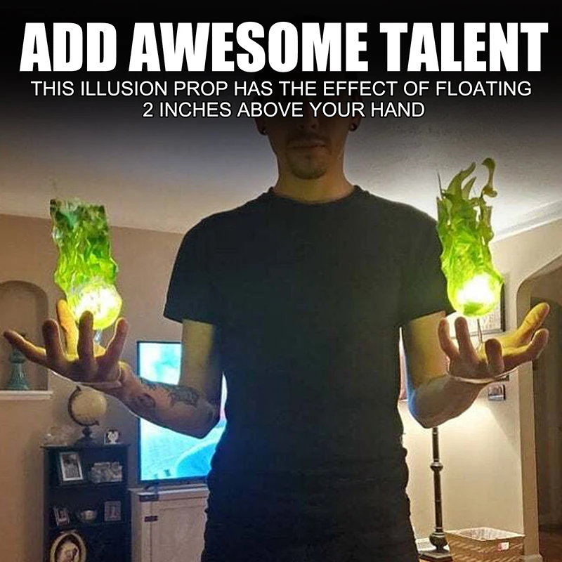 

Halloween Party Decor Props Handheld Luminous Flame Lamp Creative Ghost Fire Prop Anime Cosplay Accessories Halloween Decoration