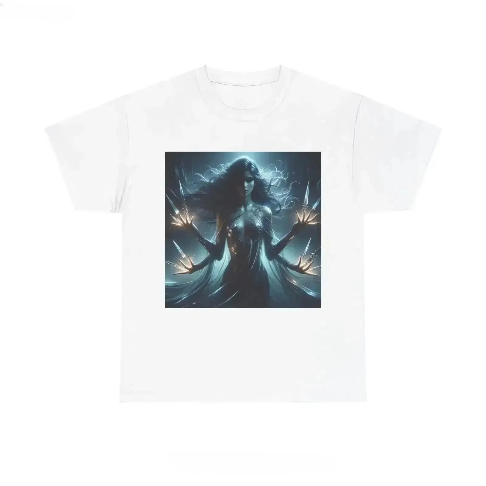 الكبار تي شيرت شبح بليد قاتل أثيري مغر الظلام خمر غسلها للارتداء اليومي مريحة الشارع الشهير أوم