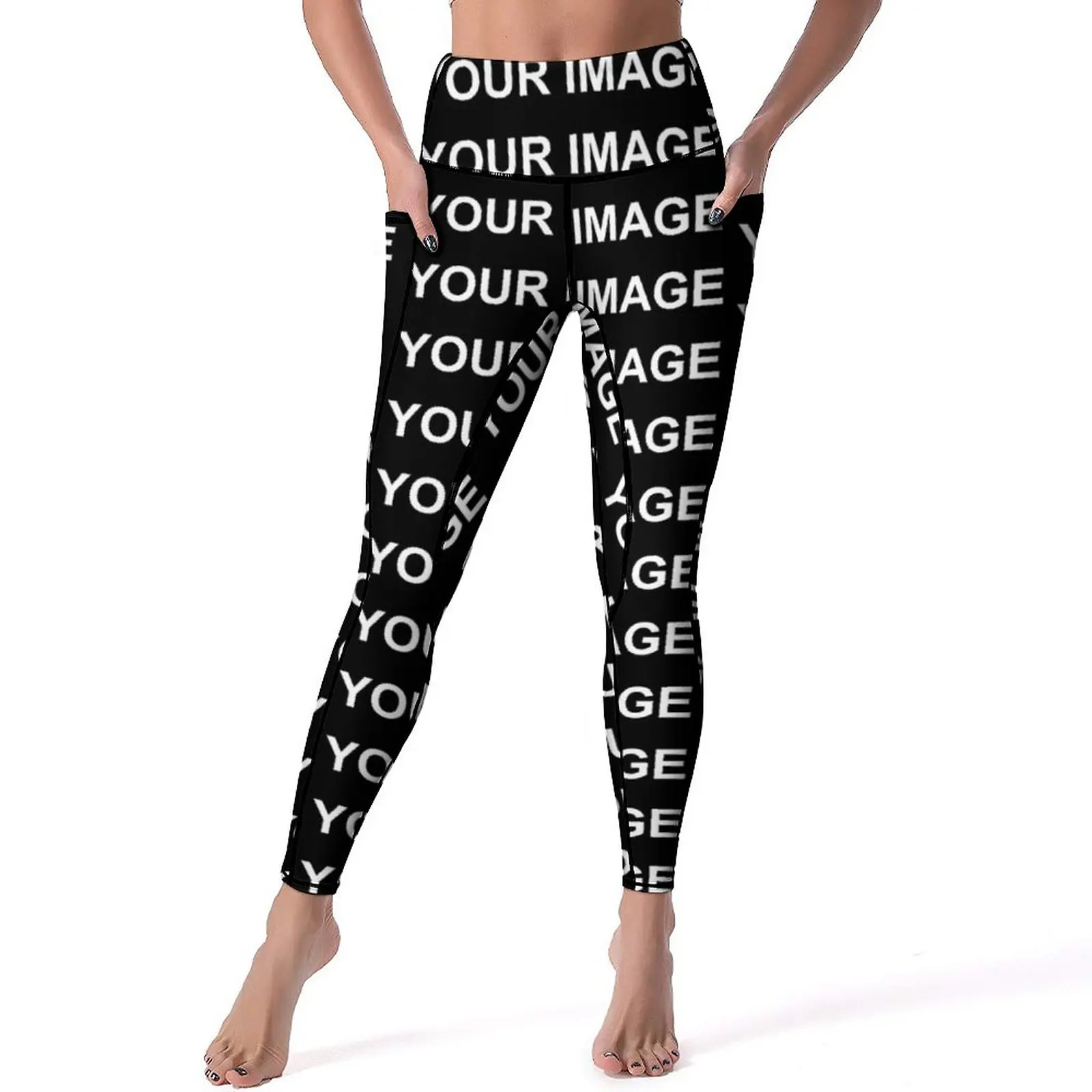 

Your Image Customized Yoga Pants Custom Made Design Leggings Sexy Push Up Casual Yoga Sports Tights Stretchy Workout Gym Leggins