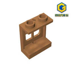 Gobricks GDS-784 Window 1x2x2 Plane Single Hole Top and Bottom for Glass - 1x2x2 Window compatible with lego 60032 DIY