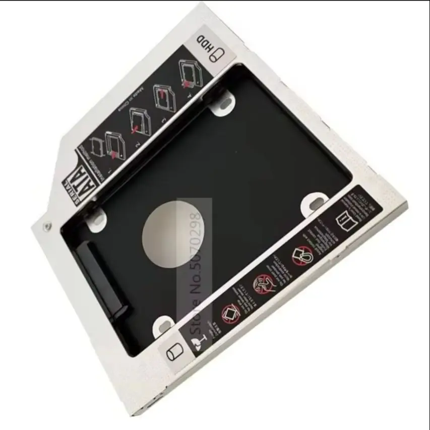9.5mm 2nd 2.5 HDD Hard Drive Optical bay Caddy Bracket Frame for HP 15-ak085na 15-ab218nh 15-AF102NV M6-1000 M6-1045dx M6-1035dx