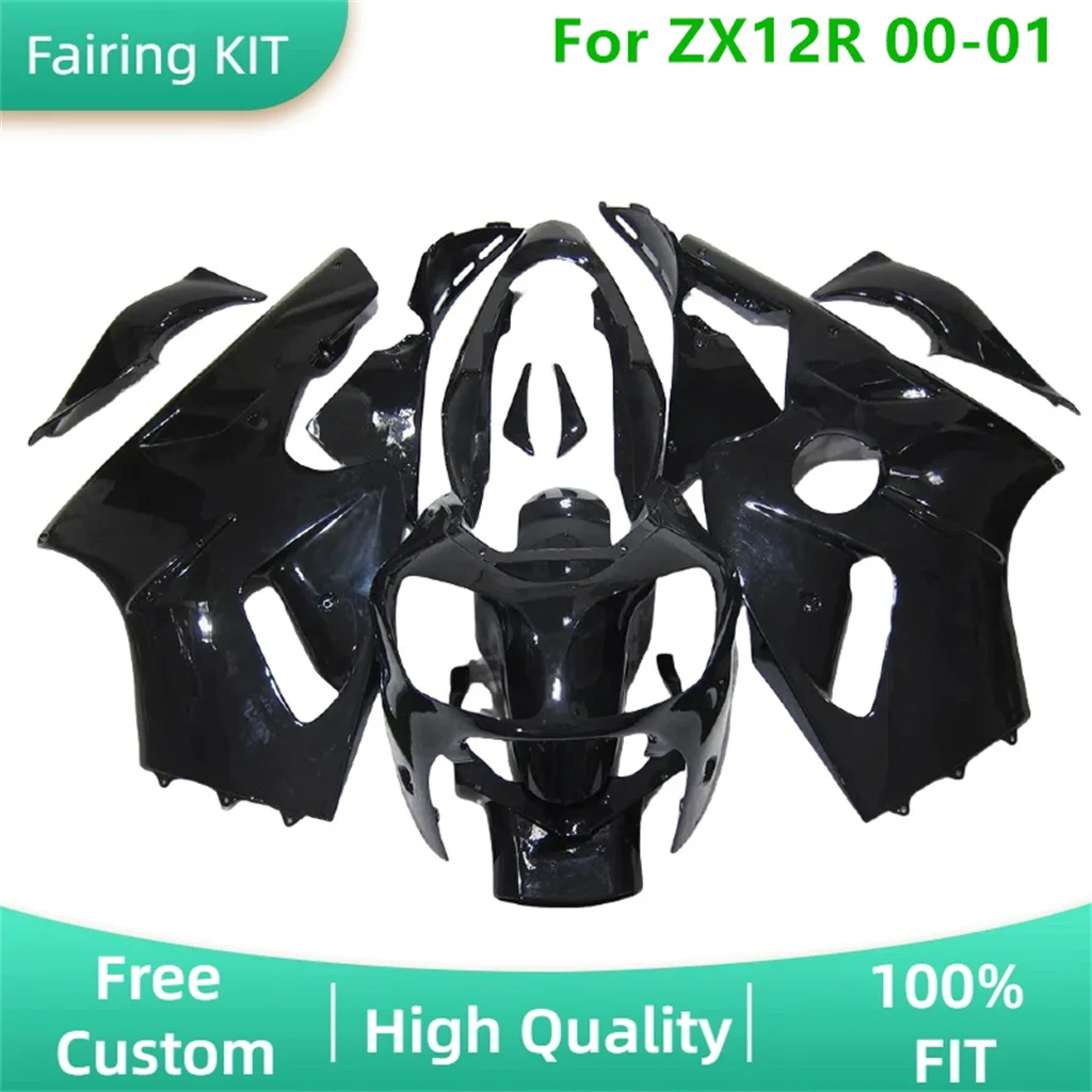 Road Racing Fairing Kit for Kawasaki 00 01 ZX12R ZX-12R 2000 2001 ZX 12R Body Repair Aftermarket Parts 100% Fit Injection Mold