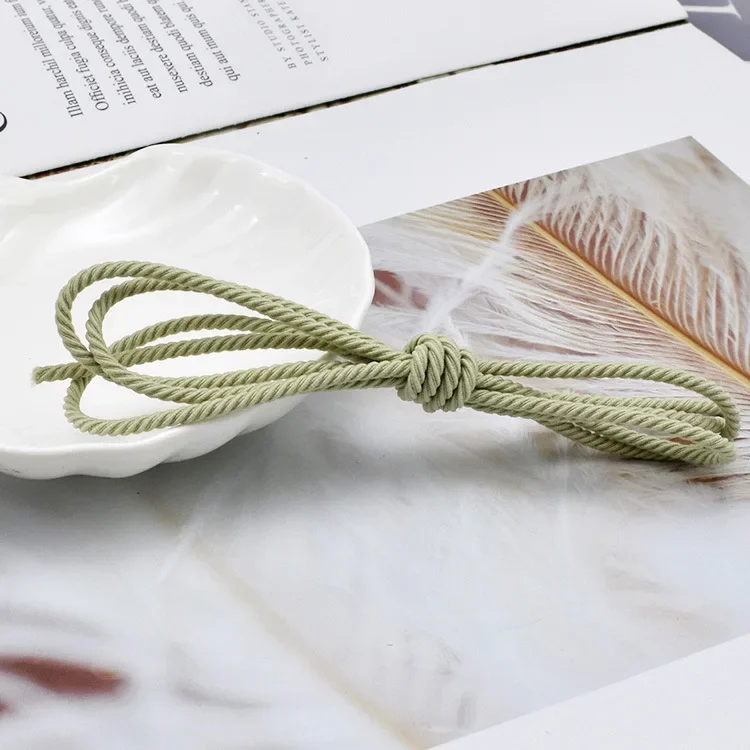 2.5mm Handmade DIY Hair Band Accessories Material Rubber Band Make Hair Ring Head Rope Rubber Band Hair Rope 30 Meters