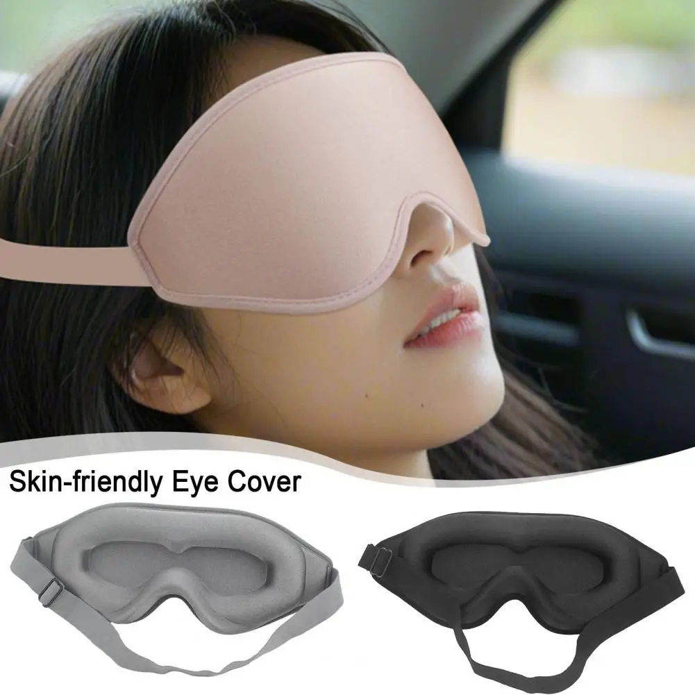 Soft Sleep Cover Soft 3d Memory Foam Eye Masque for Travel Sleep Breathable Blindfold Sleeping Aid Cover Blockout Light Eyeshade