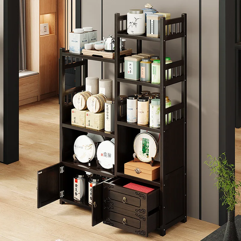 

Locker Tea Cabinet Office Tea Set Storage Locker Household Shelf