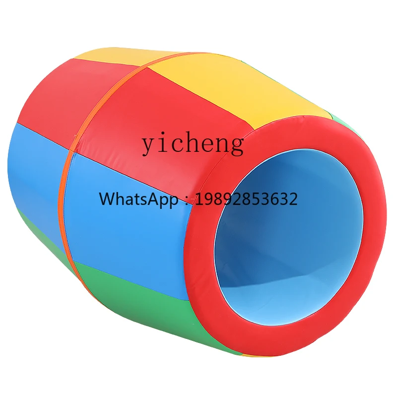 

Kindergarten Children's Outdoor Roller Rainbow Barrel Early Education Center Software Sensory Training Equipment