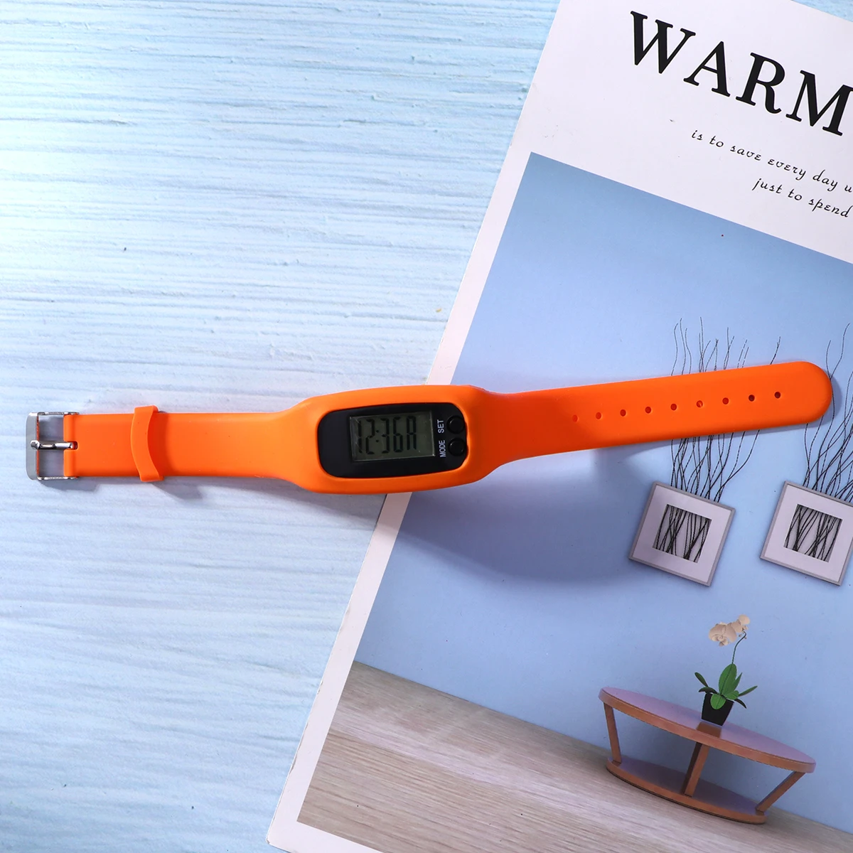 

Smart Pedometer Sports Digital for Women Running Step Counter Watch Lifting Fitness