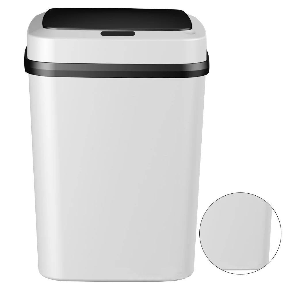 13/15L Kitchen Trash Bin Space-Saving Automatic Bin Bathroom Touch Trash Can for Kitchen/Home/Office/Business