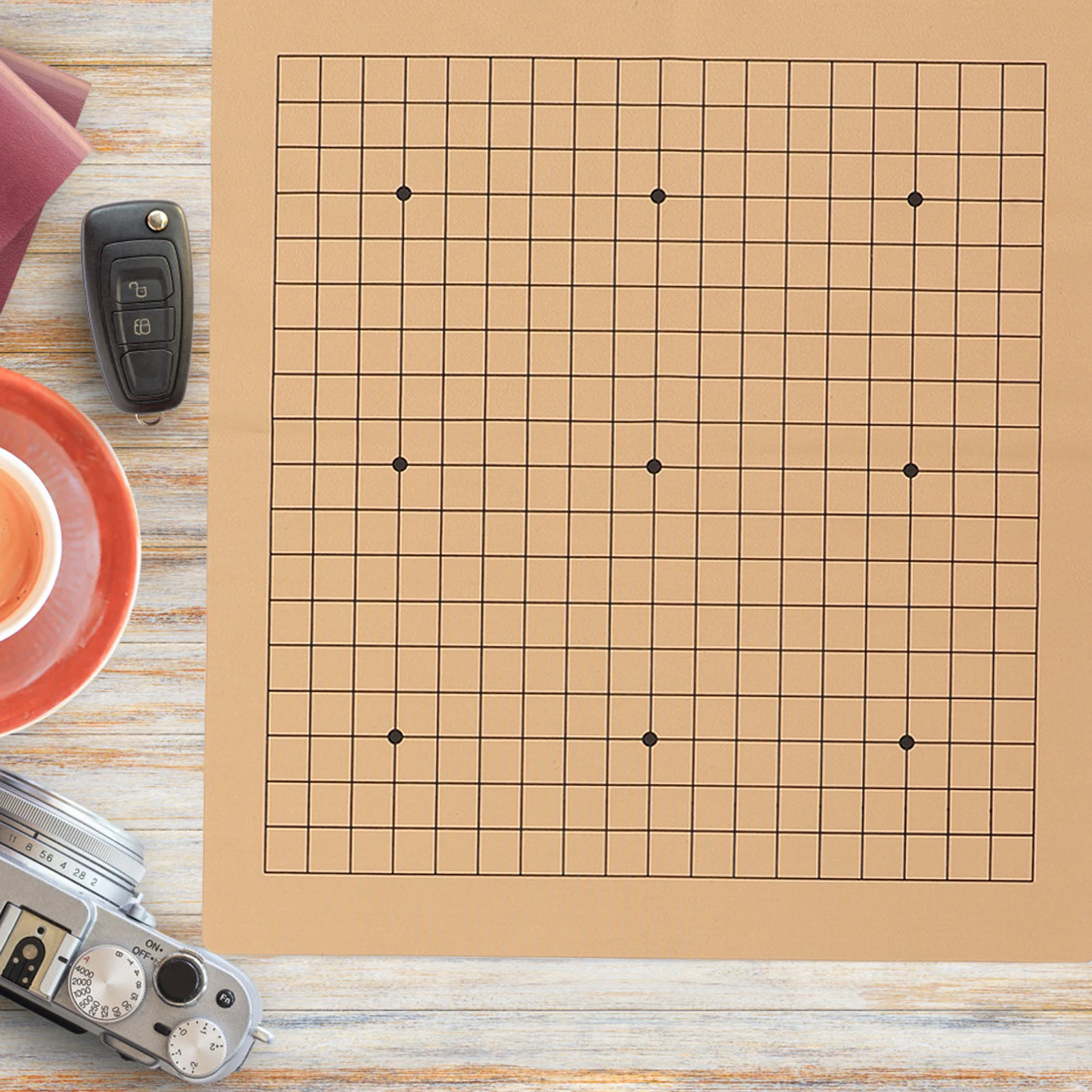 

3Pcs Portable Folding Chessboard Durable Practical Fine Workmanship Pattern Folding Chessboard