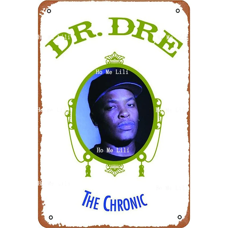 Dr. Dre Poster The Chronic Vintage Metal Sign For Bars Coffee Bar Decor