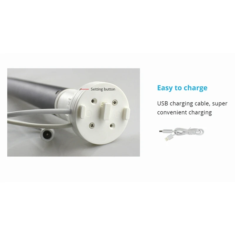 Tuya Smart Zigbee 3.0 Roller Shade Motor For 38Mm Tube Plastic Smart Life For Alexa Google Home Control