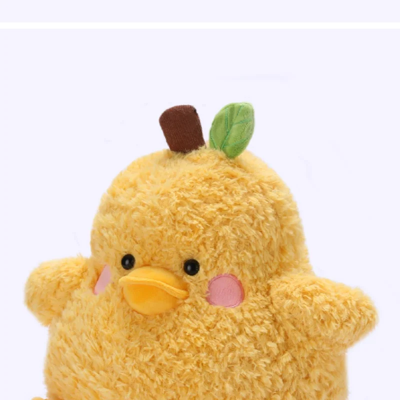 Yalishan 오리 인형 베개와 잠자는 인형 생일 선물과 동일한 소리의 Kawaii 오리 플러시 인형 장난감