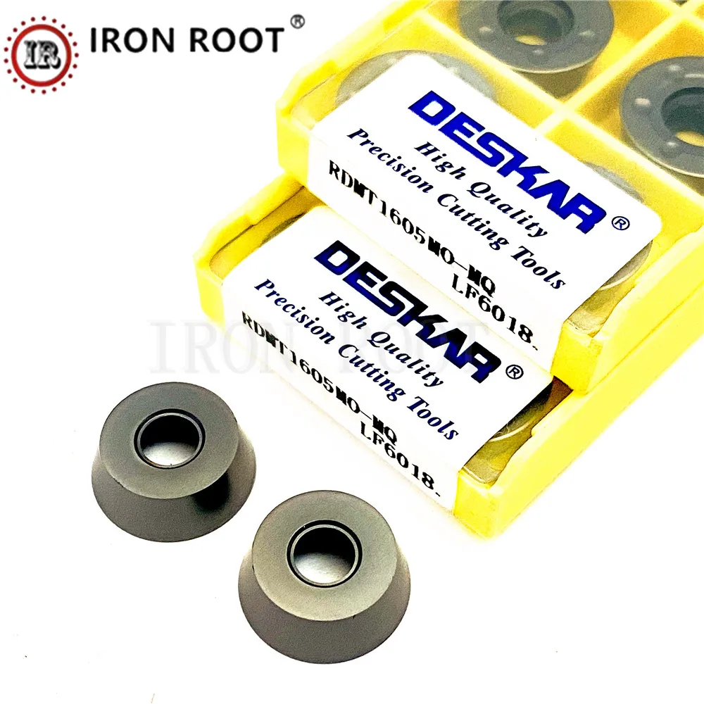 DESKAR RDMT1204MO,1605MO -MQ,LF6018 Indexable Milling Inserts Carbide Insert CNC Milling Machine Tool for EMR5R,EMR6R Toolholder