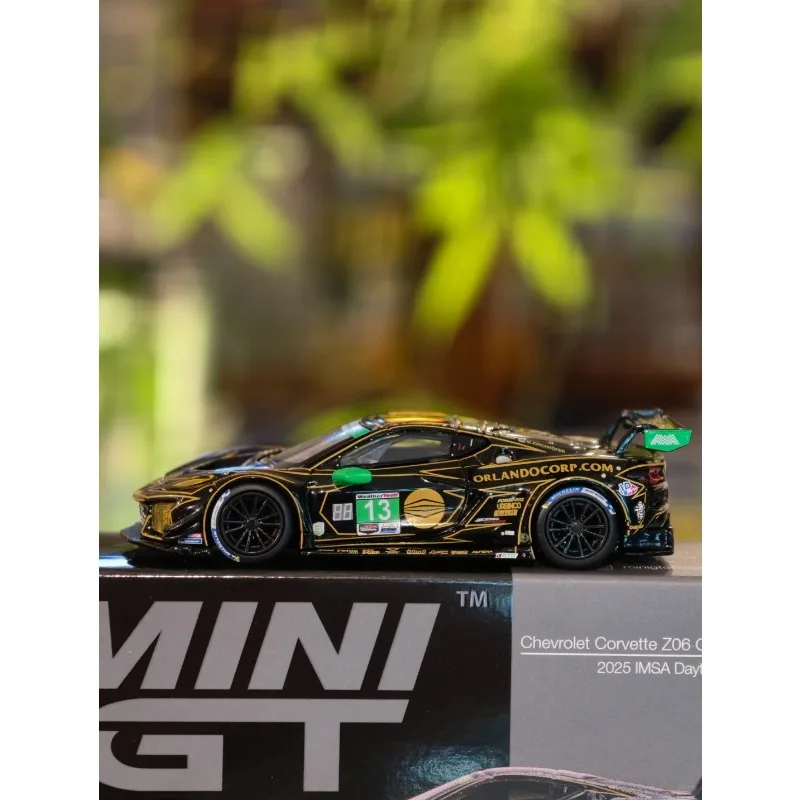 

MINIGT 1:64 #1171 Chevrolet Corvette Z06 GT3.R #13 AWA 2025 IMSA Daytona 24 Hrs Alloy Die Cast Car Model