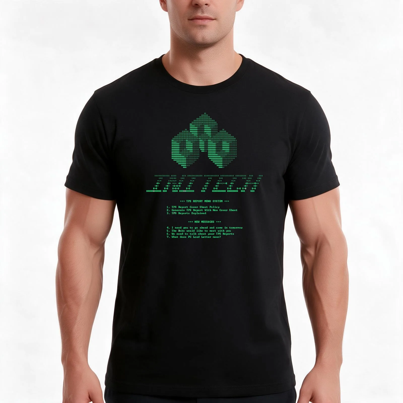 TPS Reports T-Shirt, Summer Casual Cotton Tee, Oversized Streetwear Tops, Vintage Graphic Print, Loose Fit Short Sleeve