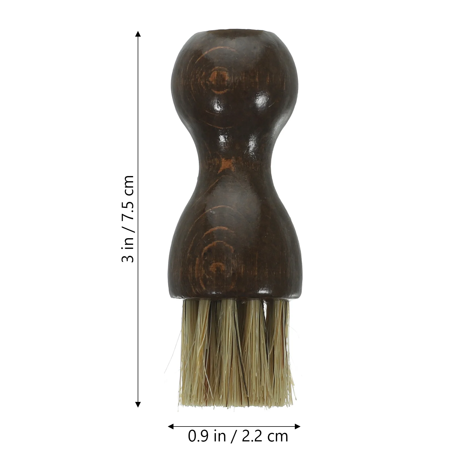 Brosse à cirer les chaussures en hêtre et gomme, nettoyant pour botte de voyage, livres de rencontre, huile, daim, 2 pièces