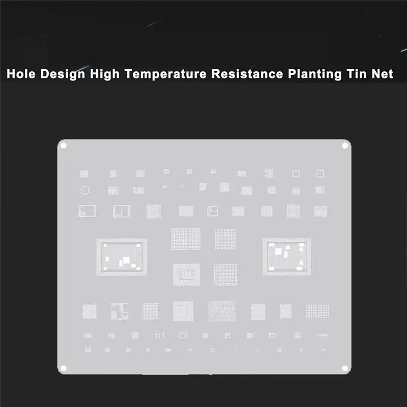 AAAEL-For 15 Series Motherboard BGA Reballing Stencil CPU IC Planting Tin Template Steel Mesh