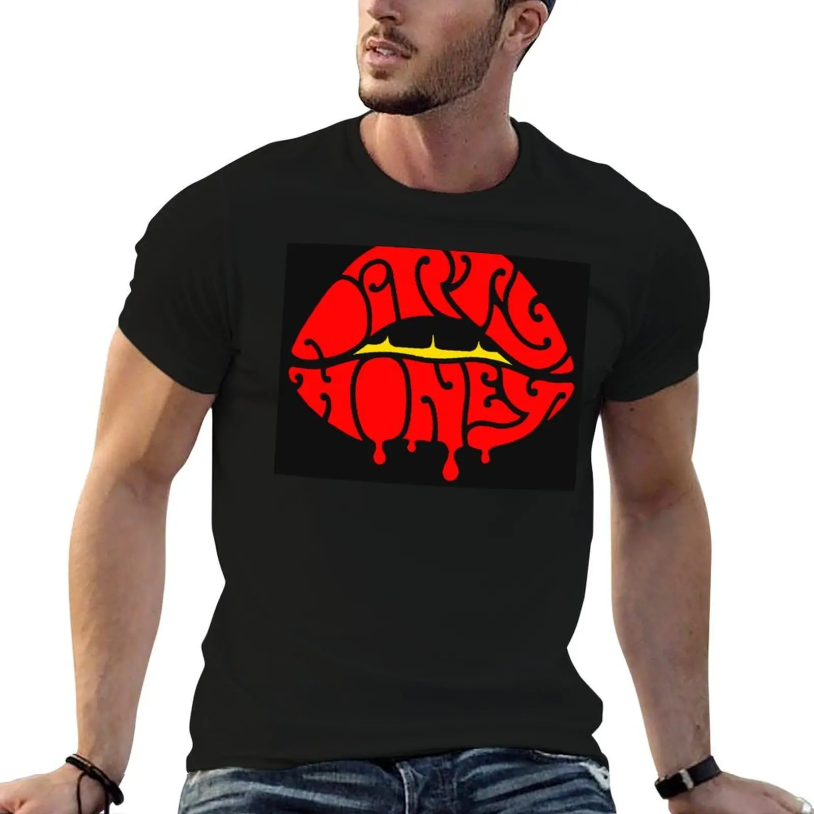 

Dirty honey T-Shirt t shirt for man 100 percent cotton t shirt custom print T-Shirt