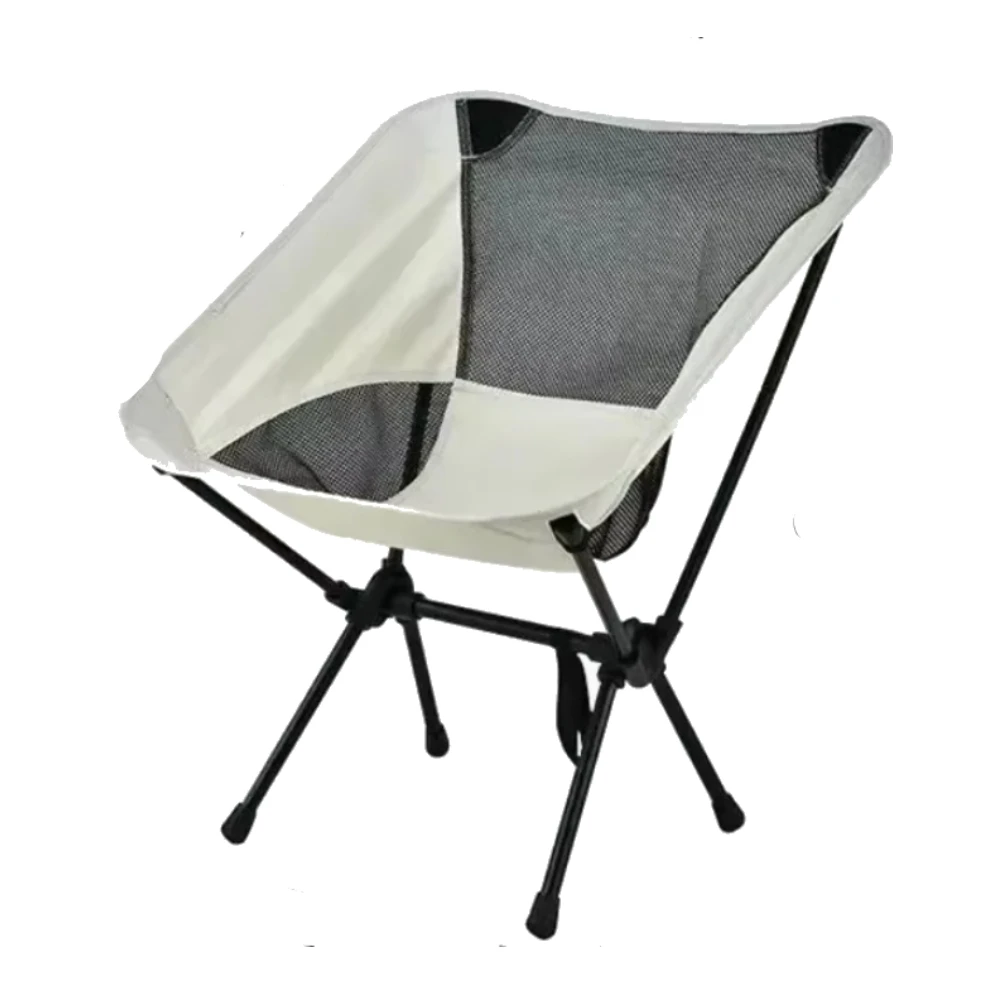 

Portable Folding Chair Outdoor Camping Picnics Chairs with Breathable Mesh Backrest Ultra Light Fishing Storage Camping Bench