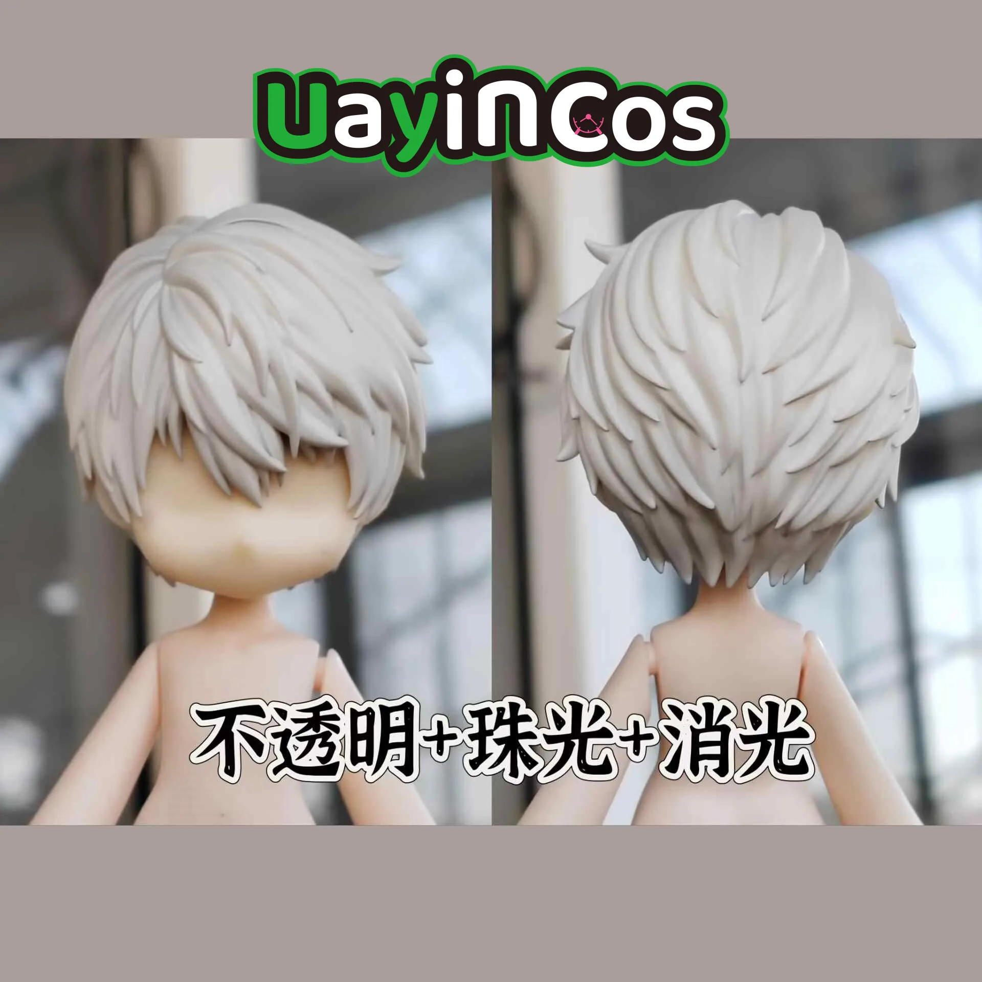

Love and deepspace Xavier OB11 OB22 Faceplates Gsc BJD Hair Shell Wig Model Detachable Handmade Doll Accessories Anime Figure T