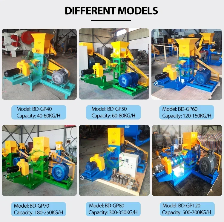 Factory Wholesale Floating Fish Feed Mill Pellet Extruder Machine Small Floating Fish Feed Machine For Making Fish Feed
