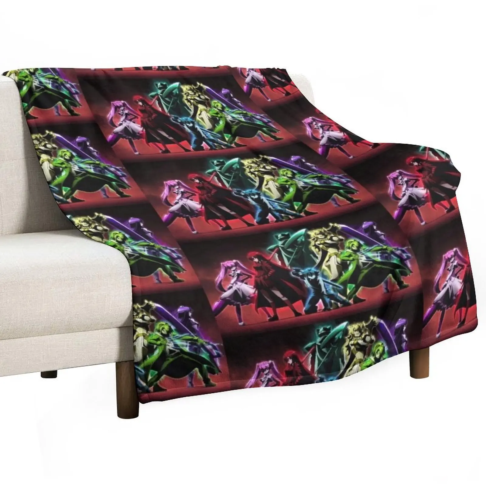 

Anime Akame ga Kill Throw Blanket wednesday Hair Decorative Sofas Tourist Blankets