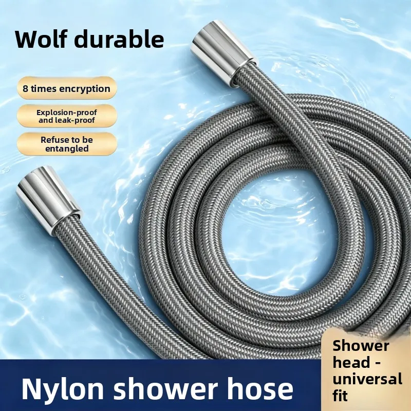 Shower Hose Explosion-proof and High Temperature-resistant  Nozzle Connecting Pipe Bathroom Yuba Water Heater Outlet  Universal