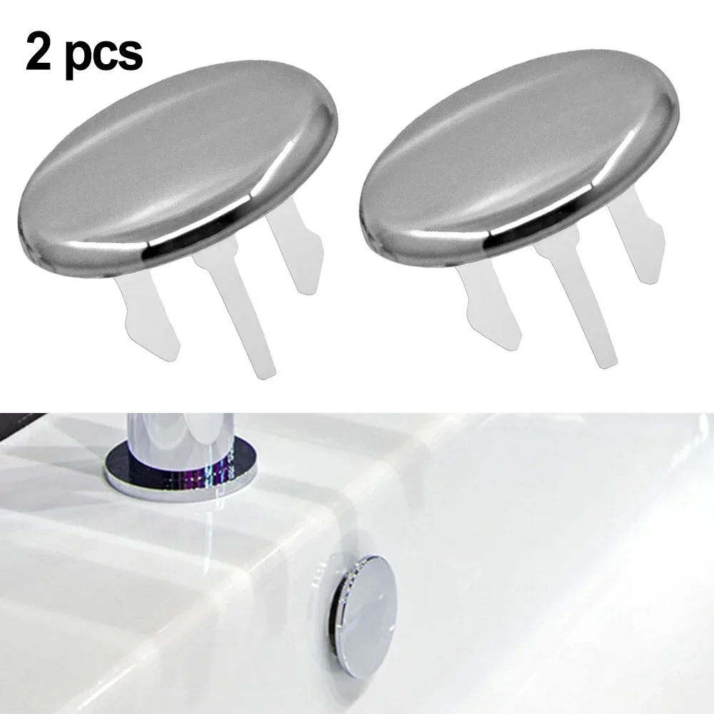 Overflow Replacement Cover Sink Hole Cover Overflow Cover Plug Head Round Trim Ring Basin Accessories Bathroom Sink Parts