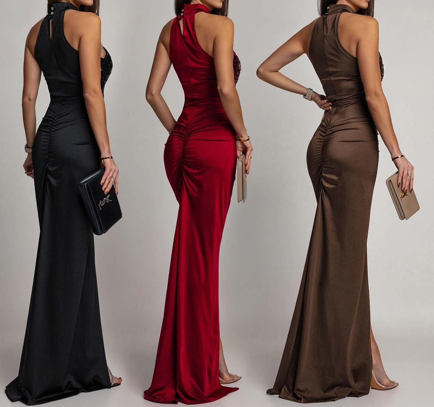 sexy women's dress Sequin Backless summer birthday evening dresses woman elegant party dresses cocktail prom dress XSY8189