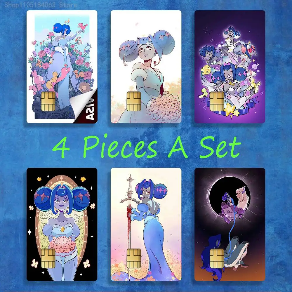 K-Nights of G-GuinevereS ملصقات الائتمان فيزا الخصم البنك بطاقة الشحن حافلة مترو ملصق مضاد للمياه ملصق الديكور