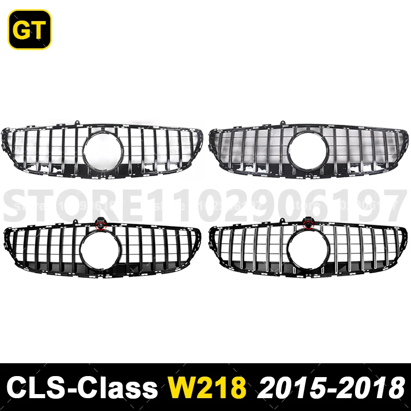 for 2011-2014 2015-2018 W218 CLS Mercedes Benz CLS220 CLS250 CLS260 CLS320 CLS350 CLS400 CLS550 CLS63 Bumper Mesh Racing Grille view 4