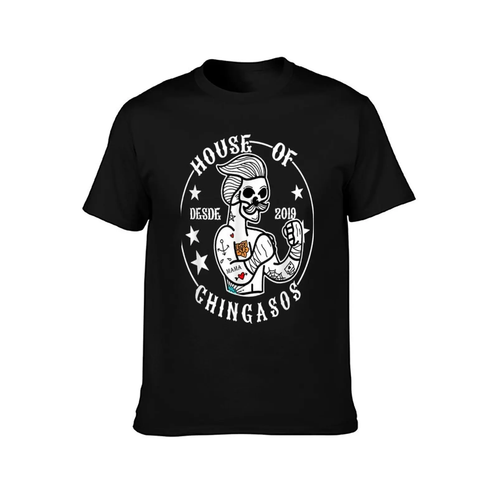 House Of Desde 2019 Chingasos Boxing Vintage T-Shirt Breathable Gym Short Sleeve T-Shirt