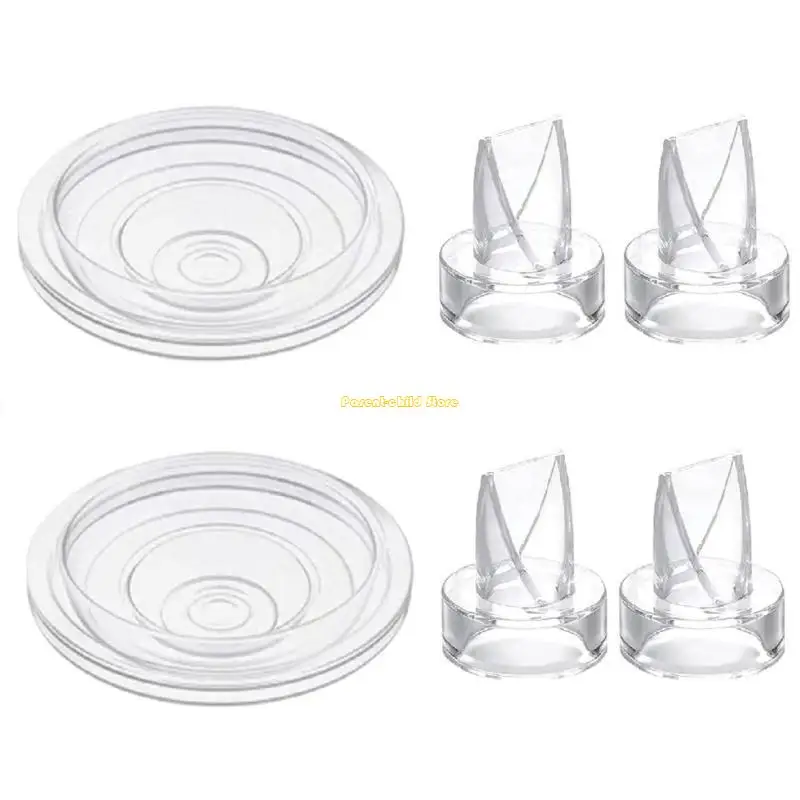

WXTD 6pcs/set Silicone Diaphragm Rubber Duckbill Valves Set Breast Accessory
