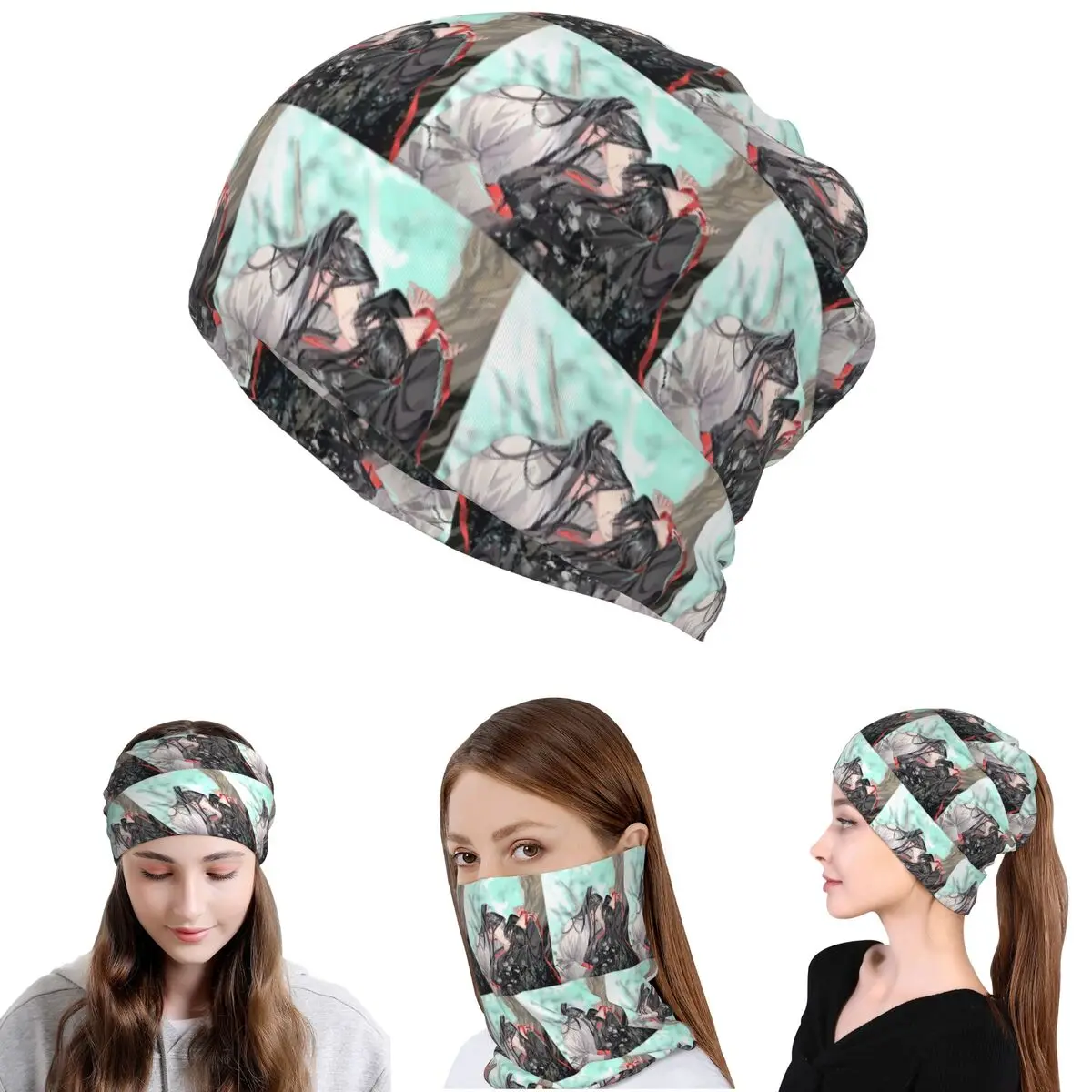 Mo Dao Zu Shi The Grandmaster Of Demonic Cultivation Bandana, Halstuch, Maske, Schal, Mehrzweck-Stirnband, Mütze, Unisex, Erwachsene