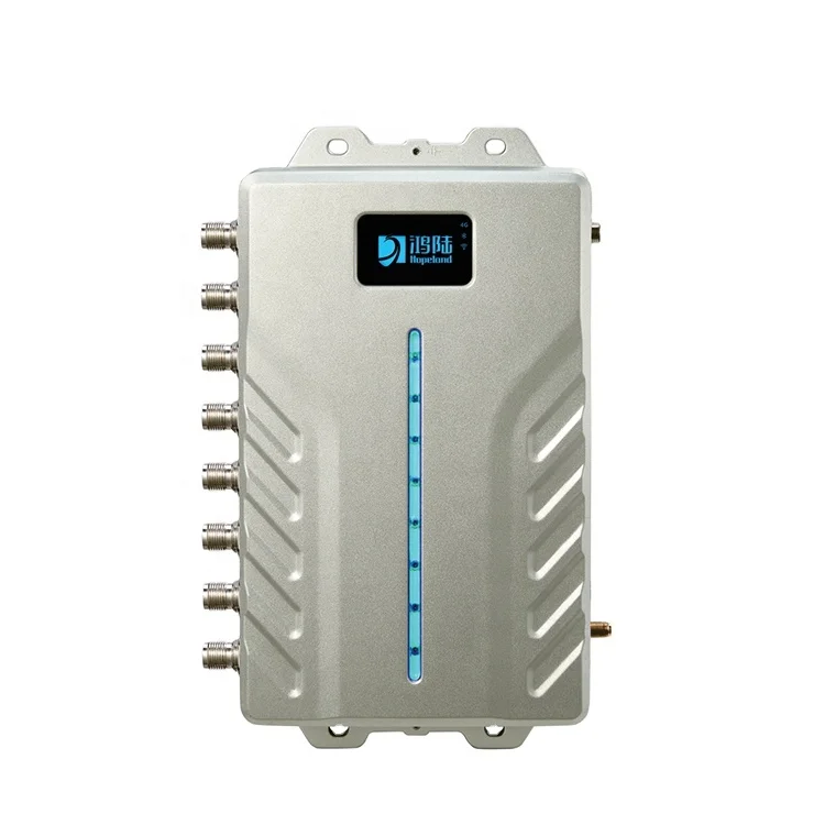 

Hopeland HF380 8 port RFID Reader 860 960Mhz UHF Passive Long Range with Impinj R2000 chip Free SDK RFID fixed reader