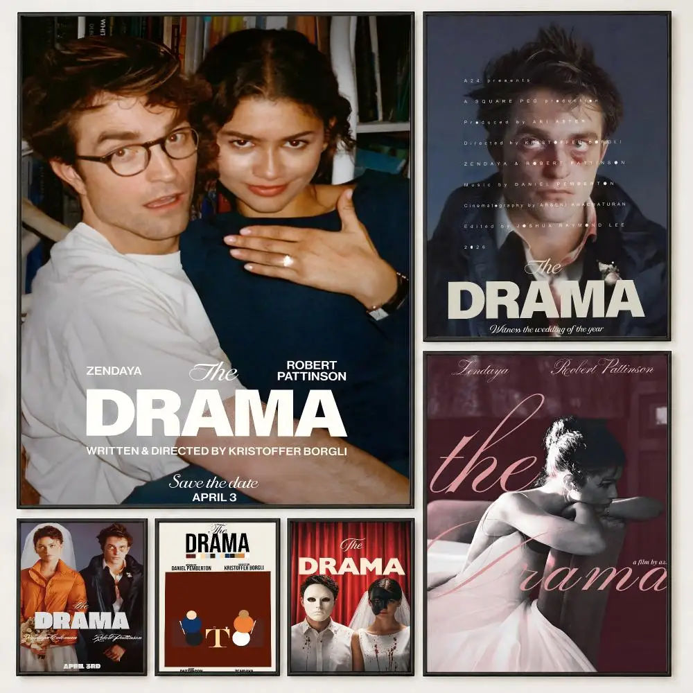 Tv‑show The Drama Poster Poster Trendy Aesthetic SelfAdhesive HD Wall Decor Home Café Bedroom Room Decoration Gift
